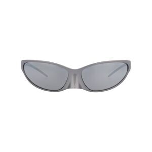 Balenciaga Shield-Frame Alluminium Sunglasses Grey Unisex-Adult